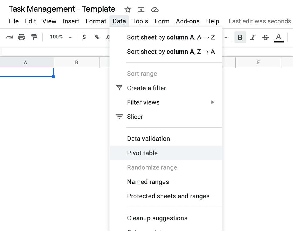 Pivottable Task Field A Guide to Basic Task Management with Google Sheets | Blog
