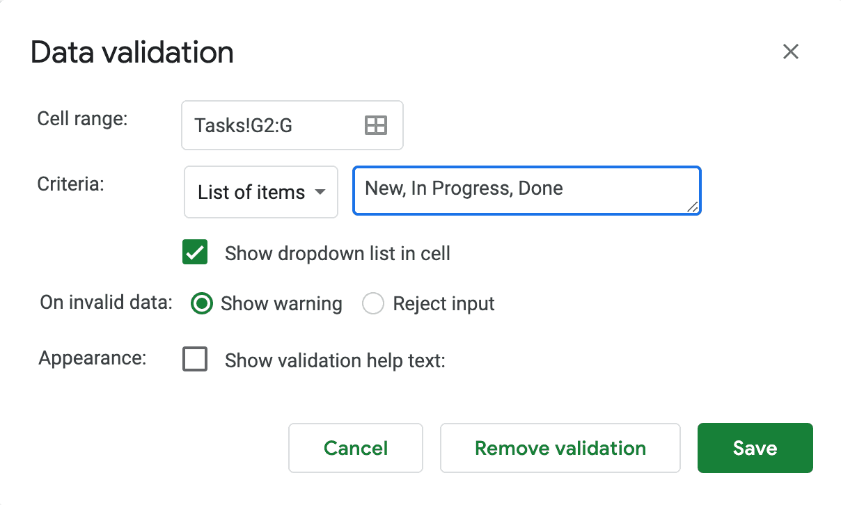 dataValidationFields